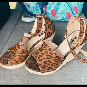 Animal Print Wedges